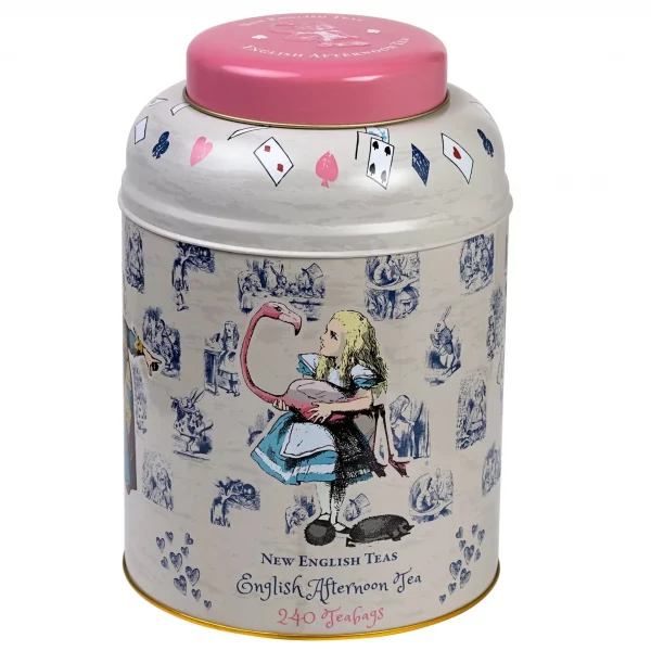 Alice In Wonderland Tea Caddy 240 Teabags English Afternoon - Image 2