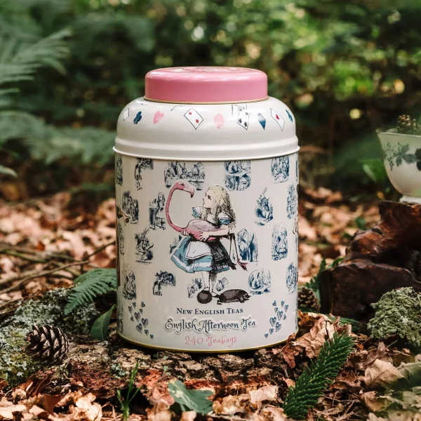 Alice In Wonderland Tea Caddy 240 Teabags English Afternoon