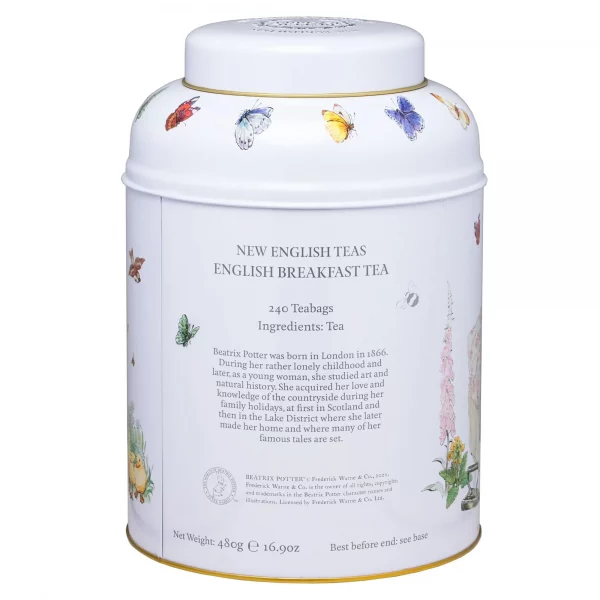 Beatrix Potter Tea Caddy 240 Teabags English Breakfast - Image 3