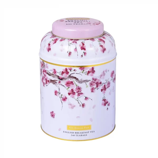 Cherry Blossoms Deluxe Tea Caddy 240 Teabags English Breakfast - Image 2