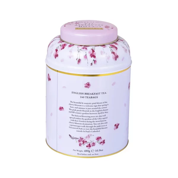 Cherry Blossoms Deluxe Tea Caddy 240 Teabags English Breakfast - Image 5