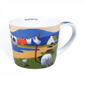 New Bone China Mug ''Hand Wash Only'' Sheep