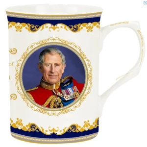 King Charles III Mug His Majesty Fine China Can Shape Coronation May 6th 2023