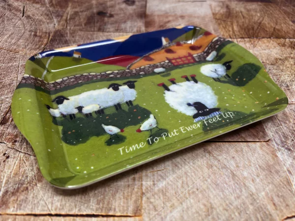 Thomas Joseph Set Time To Put Ewe'r Feet Up Coaster Mug Scatter Tray Tea Towel - Image 10