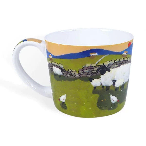 Thomas Joseph Set Time To Put Ewe'r Feet Up Coaster Mug Scatter Tray Tea Towel - Image 4